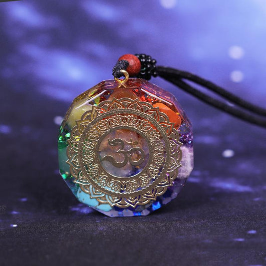 Chakra Healing Orgonite Necklace