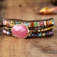 Aksamada Rhodochrosite Wrap Bracelet