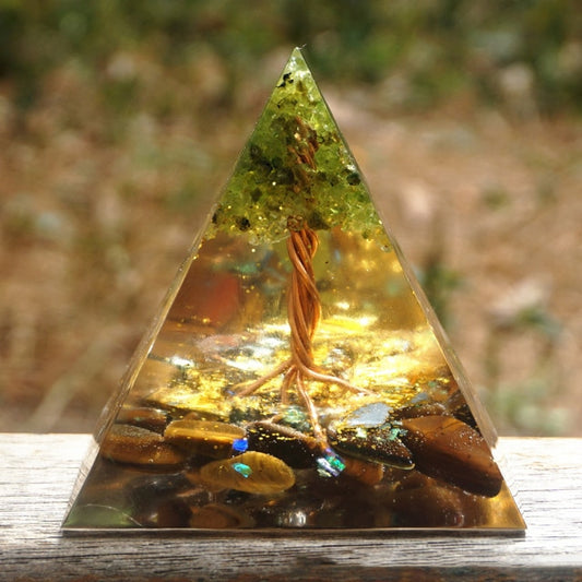 Sacred Love Forest Orgone Pyramid