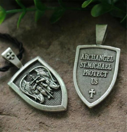 Saint Michael Archangel Pendant Necklace